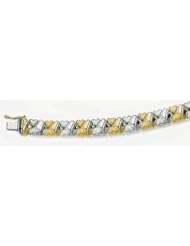 8mm 14k Stampato Bracelet 7"