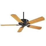 Hunter Ceiling Fans 23260 The Paramount XP Fan - Antique Black Traditional Indoor Fan 54 Span