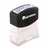 UNV10043 - Universal Pre-Inked APPROVED Message Stamp
