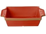 Frankoma Color Works Distressed Red Loaf Dish 9-in.