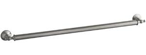 KOHLER K-11874-BS Traditional 32-Inch Grab Bar, Brushed Stainless