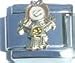 Clearly Charming November Topaz Color Girl Child Baby Birthstone Italian Charm