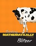 Thinking Mathematically: Student Study Pack, 3rd Edition