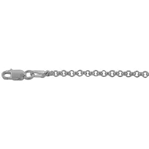 sterling silver rolo chain