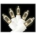 Clear Holiday Mini String Lights 100-Ct White Wire