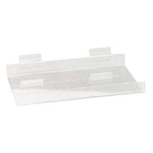 Apollo SB93229Q Apollo Showit! Slotwall Display Systems Shelf, 16"W X 6"D X 1-1/4"H, Clear