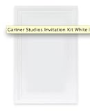UPC 634680610725 product image for Gartner Studios - Multi-level Invitation Kit (50 Count) (White) | upcitemdb.com