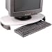 Electronics : Kantek Monitor Stand/Keyboard Storage,23x13-1/4x3",Black/Silver KTKMS280