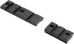 XTB Weaver-Style Solid Steel Bases Xtreme Tac Stl 2pc Sav Rnd Matte