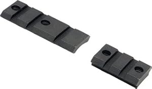 XTB Weaver-Style Solid Steel Bases Xtreme Tac Stl 2pc Sav Rnd Matte