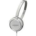 Audio Technica ATH-FC700A Portable Headphones with 40mm Neodymium Drivers, White