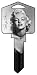 Marilyn Monroe Black & White Schlage SC1 House Key