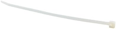 MightyTie MT8409 8-Inch Cable Ties, 100-Count, 40 Pound (Natural White)