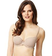 Perfect Fit Lace Padded T-Shirt A-DD Bra