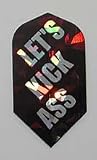 3 sets LETS KICK ASS Holographic Slim flights