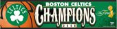 Boston Celtics NBA Finals Champions Bumper Strip