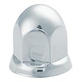10 Stainless Steel Lug Nut Covers with Flanges for 38mm Truck Lug Nuts 