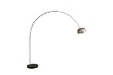 Arco Lamp Black Round/Flat Base Floor Lamp