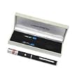 5mw Black Dimple Finish High Power Green Laser with Double Bonus L.E.D. Flashlight and Blue Microfiber Optical Cloth