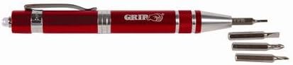 LED Screwdriver Anodized aluminum body with knurled finish