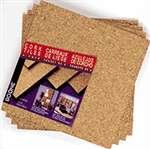 Decorative Cork Tiles - Color Natural Cork, Dimensions 12