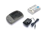 Charger + camera battery for CANON EOS & Contax & NIKON COOLPIX Series.(2CR5)