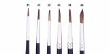 FLUX BRUSHES WITH WOOD HANDLES #2 BOX OF 12