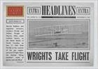 The Wright Brothers (Baseball Card) 2012 Panini Golden Age Headlines #1