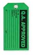 Industrial Grade 2RMV5 Production Tag, QA Approved, Pk 100