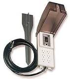 Hubbell All-Weather 6-Outlet Outdoor Strip with 10-Foot Cord and Photocell Switch #FB3009
