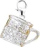 Baby Cup, 14K Gold Diamond Charm