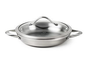 Calphalon Contemporary Stainless Special-Value 10-Inch Everyday Pan with Glass Lid
