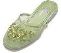 Mesh Chinese Slippers (Olive Green)