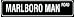 MARLBORO MAN ROAD tough macho street sign