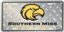 Southern Miss Golden Eagles License Plate