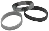 NFL Raiders 3 Pack Rubber Wristbands