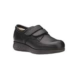 Ambulator Biomechanical Footwear - Mens Black Double hook and loop - Size 10 - Medium - 1 pair