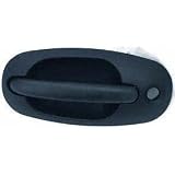 96-00 PLYMOUTH GRAND VOYAGER FRONT DOOR HANDLE LH (DRIVER SIDE) VAN, Outer, Black... by Parts Train