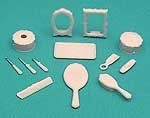 Dollhouse Miniature Chrysnbon Victorian Dresser Set Minikit