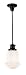 Landmark 69053-1 Schoolhouse 1-Light Pendant, Oiled Bronze, 14-Inch H by 9-Inch W