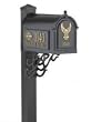 Harley Davidson Harley Streetside Mailbox - Black/Gold