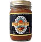 Salsa, Dave's Gourmet Insanity Salsa, Extreme Heat, 12oz. Glass Jar