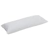 Cotton Body Pillow Cover (White - 20" x 60")