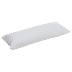 Cotton Body Pillow Cover (White - 20 x 72)