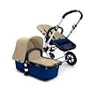 Bugaboo Cameleon Stroller - Dark Blue Base - Sand Fleece