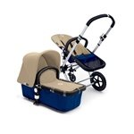 Bugaboo Cameleon Stroller - Dark Blue Base - Sand Canvas