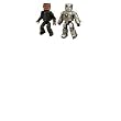 Marvel Minimates 21 Iron Man Movie Jim Rhodes and Mark I Iron Man
