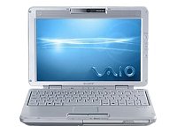 Sony VAIO PCG-TR1MP - Pentium M 900 MHz ULV - Centrino - RAM 256 MB - HDD 30 GB - CD-RW / DVD-ROM combo - Extreme Graphics 2 - WLAN : Bluetooth, 802.11b - Win XP Pro SP1 - 10.6" Widescreen TFT 1280 x 768 ( WXGA ) - camera