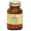 Vitamin K 100 mcg by Solgar - 100 Tablets