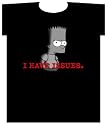 Simpsons Officially Licensed Bart Simpson I Have Issues T-Shirt, XX-Large